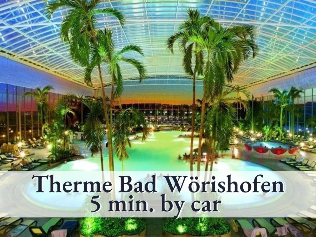 Sehr Grosse Ferienwohnung In Bester Lage Mit Grosser Sonnenterrasse L Innenstadtnaehe L 1 Minute Zum Bahnhof L Grosse Kueche L Tv L Extra-Wc L Free-Wlan L Willkommen Im Hallo!-Apartment 5 Bad Worishofen Ngoại thất bức ảnh